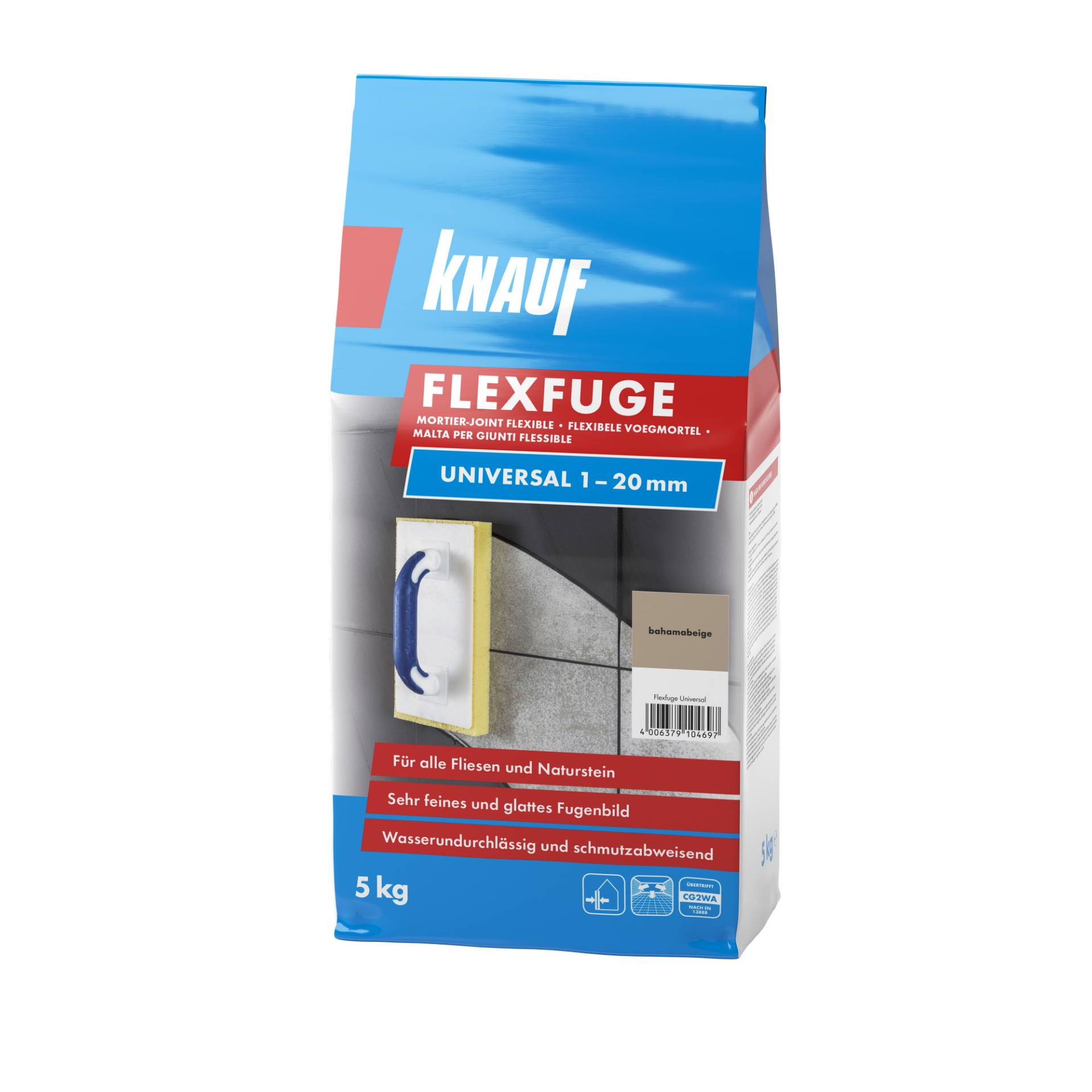 Knauf Flexfuge 'Universal' bahamabeige 5 kg von Knauf