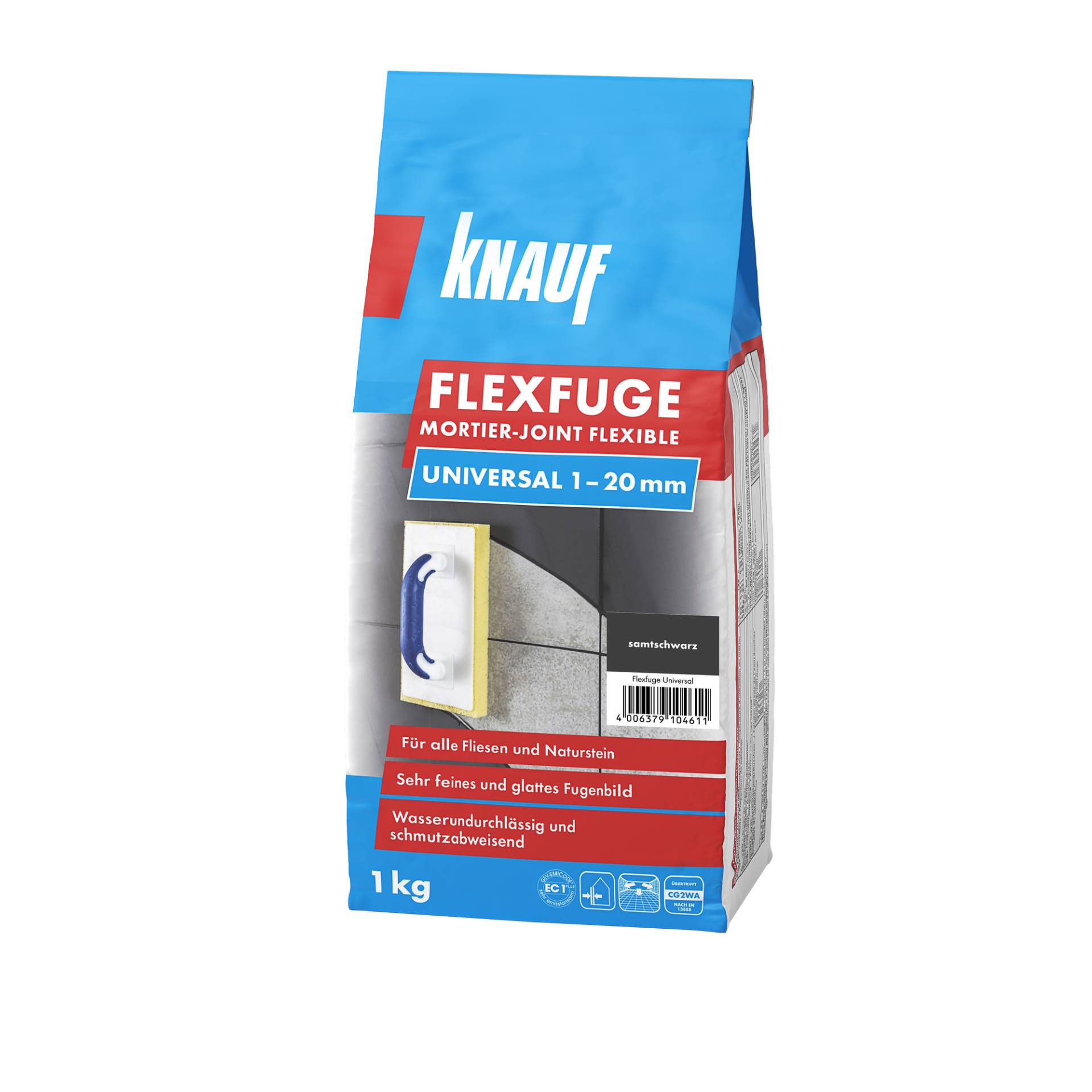 Knauf Flexfuge 'Universal' samtschwarz 1 kg Knauf Flexfuge 'Universal' samtschwarz 1 kg von Knauf