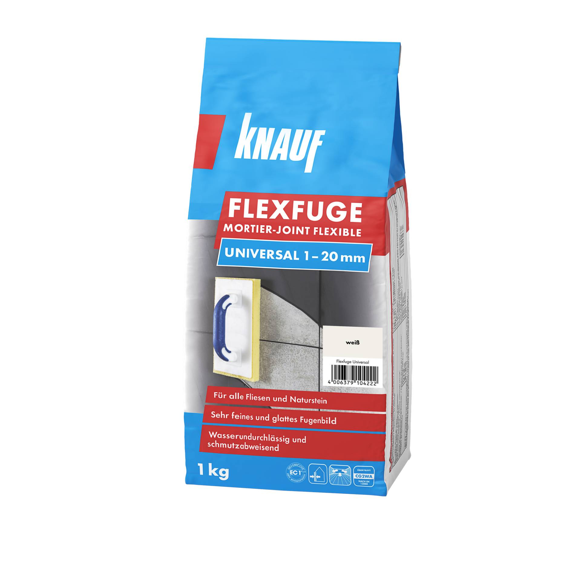 Knauf Flexfuge 'Universal' weiß 1 kg Knauf Flexfuge 'Universal' weiß 1 kg von Knauf