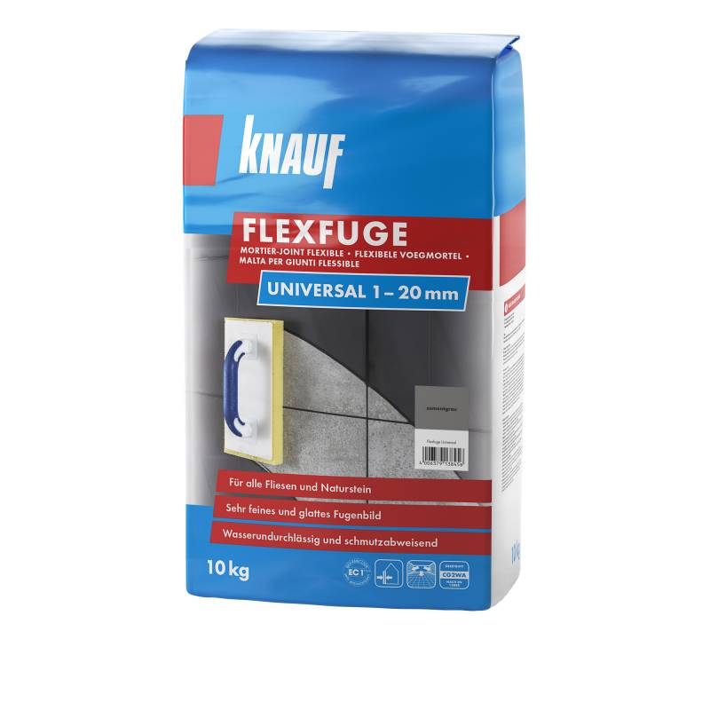 Knauf Flexfuge 'Universal' zementgrau 10 kg von Knauf