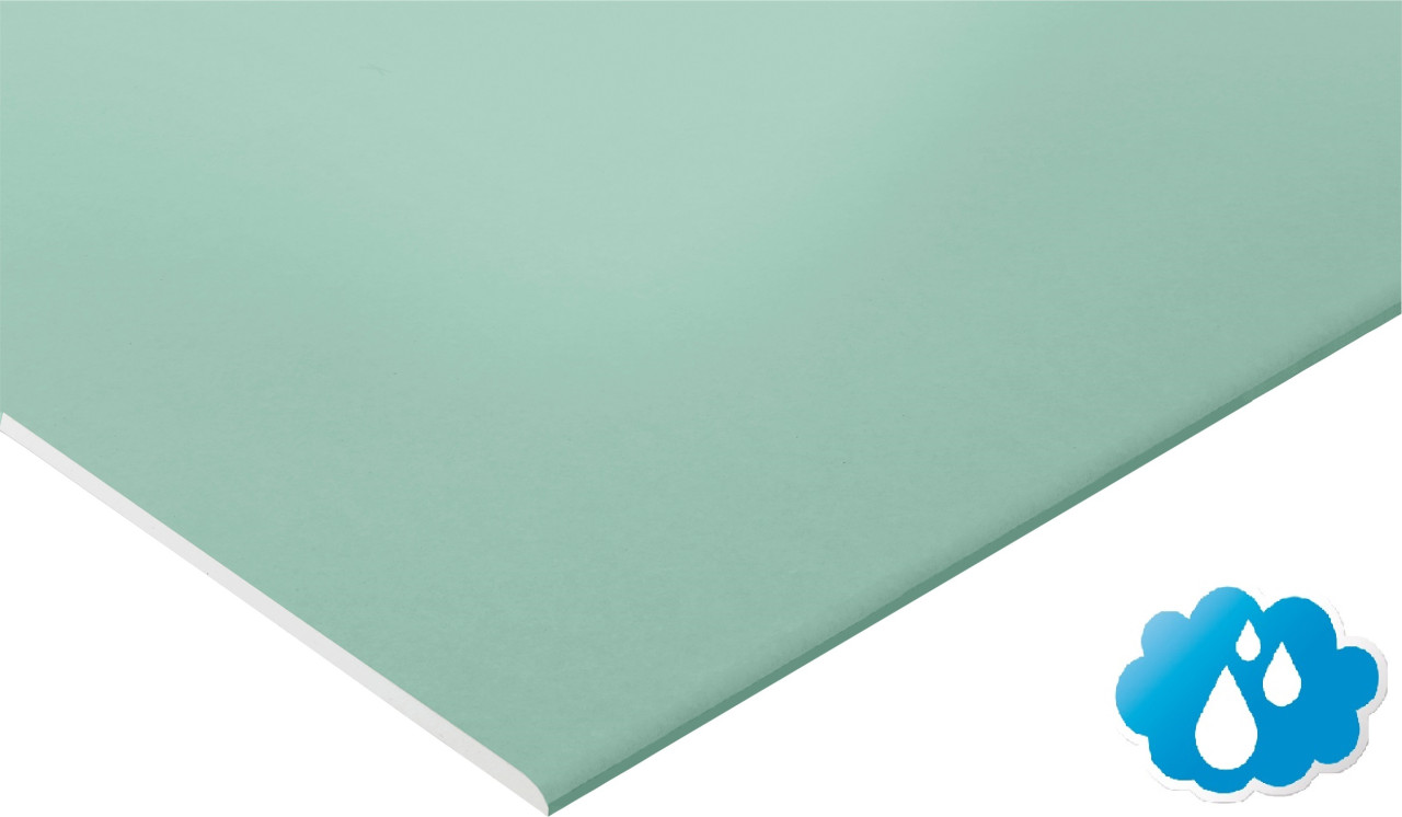 Knauf Gipskarton-Bauplatte GKBI 250 x 125 cm 12,5 mm von Knauf