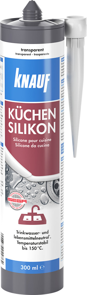 Knauf Küchen Silikon transparent 300 ml von Knauf
