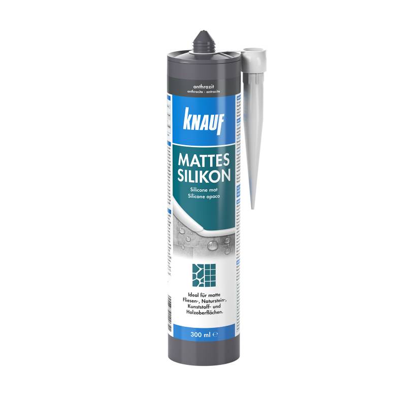 Knauf Mattes Silikon anthrazit 300 ml von Knauf