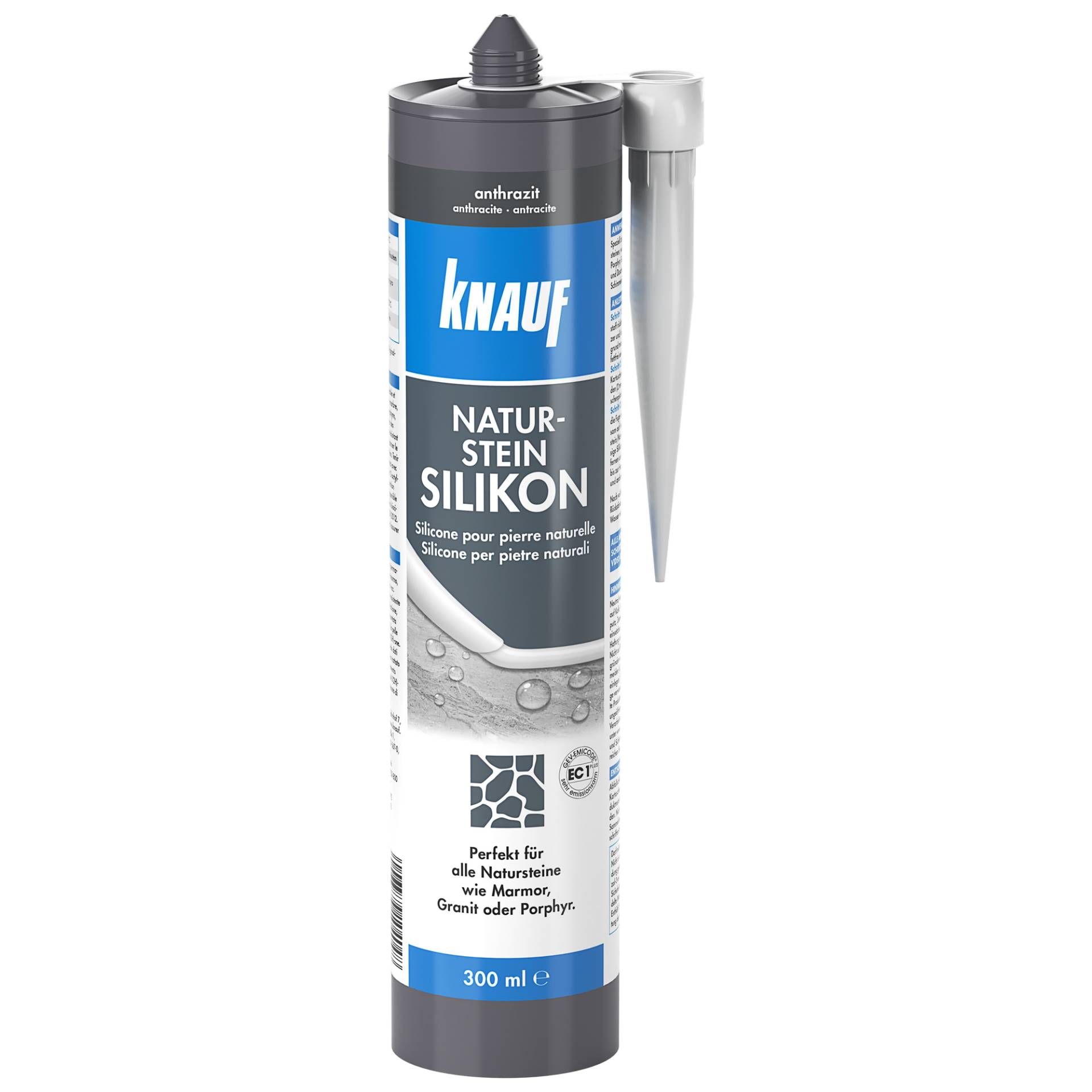 Knauf Naturstein-Silikon anthrazit 300 ml Knauf Naturstein-Silikon anthrazit 300 ml von Knauf