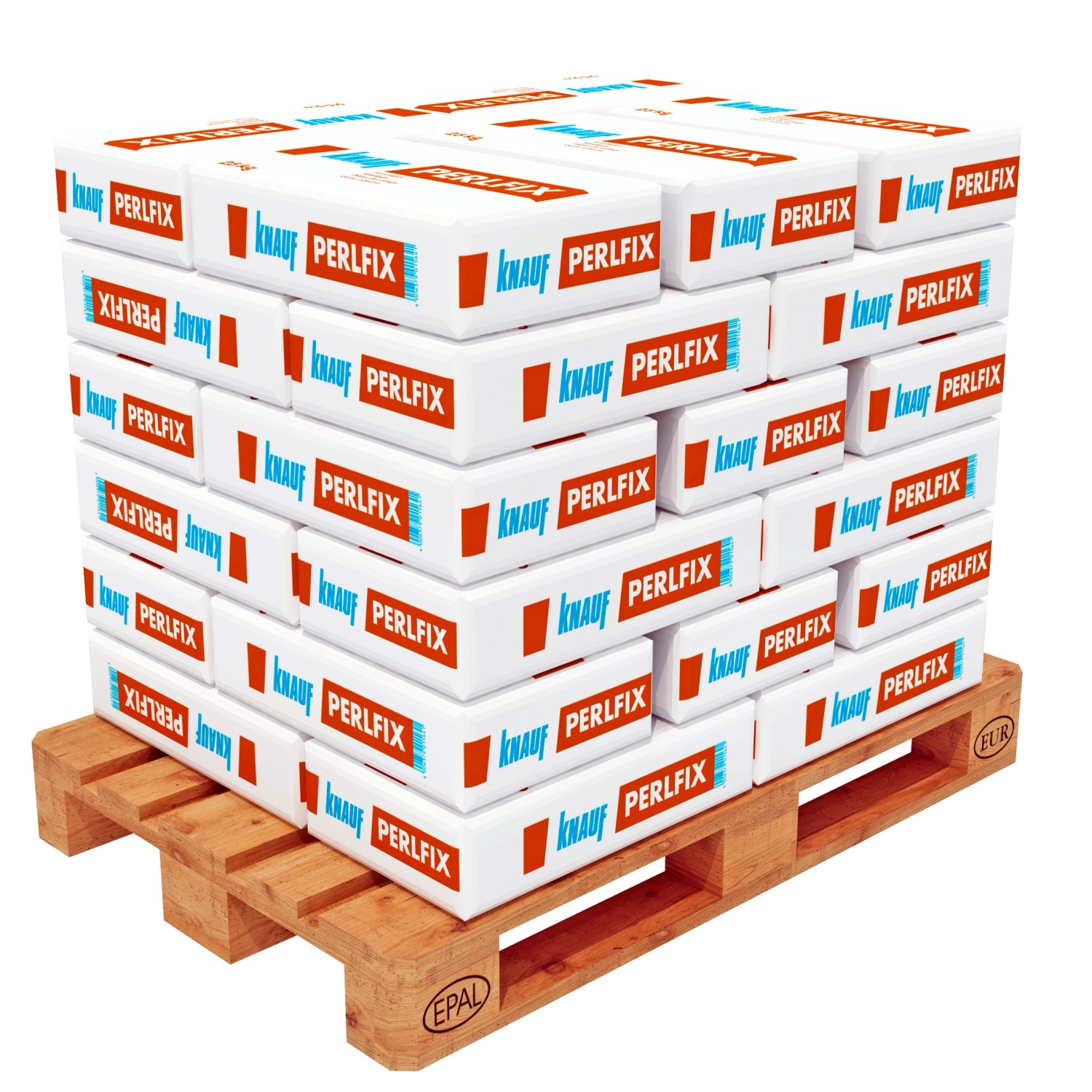 Knauf Perlfix Ansetzgips 30 kg (40 Säcke - 1200 kg) 1 Palette von Knauf