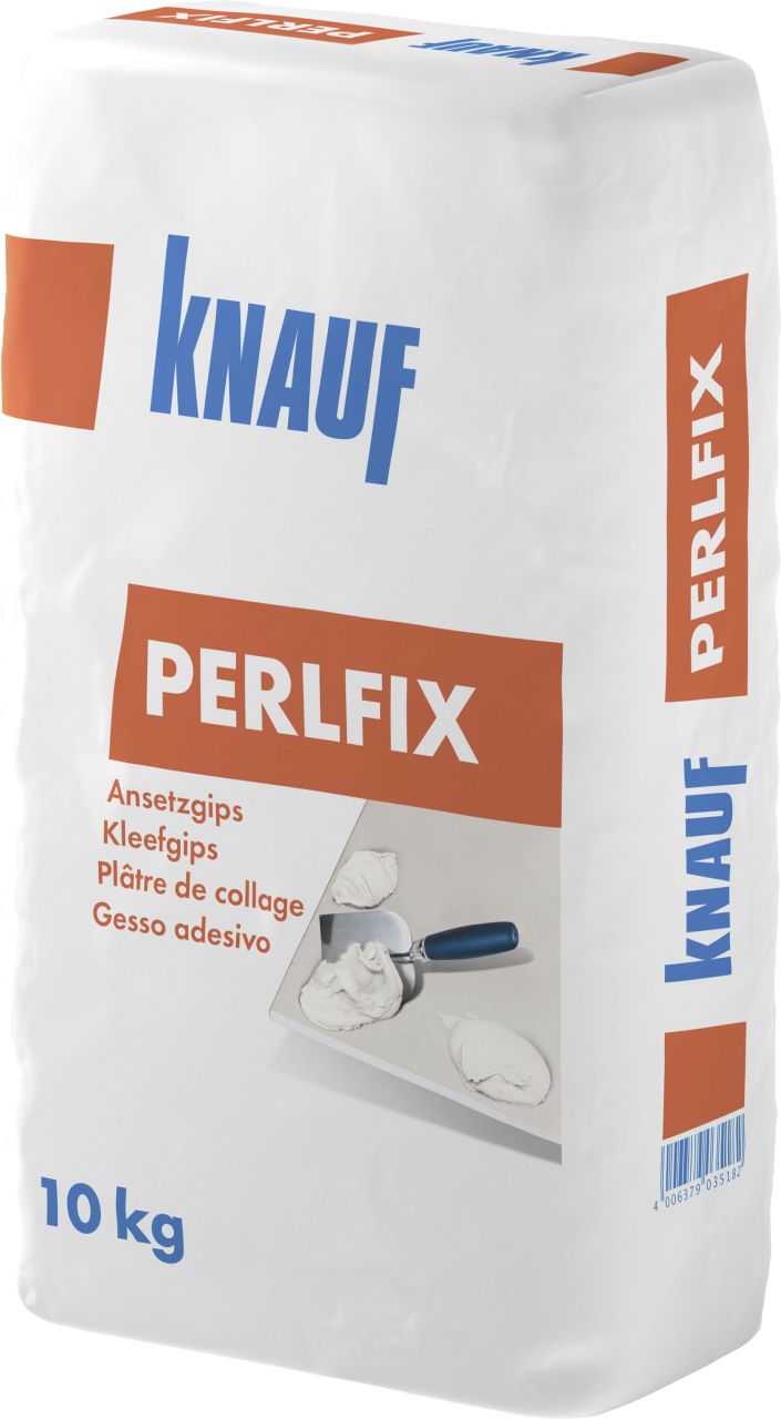 Knauf Perlfix Ansetzgips hellgrau, 10 kg von Knauf