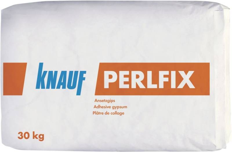 Knauf Perlfix Ansetzgips hellgrau, 30 kg von Knauf