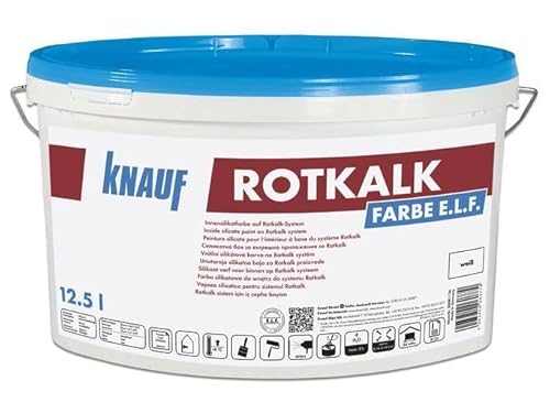 Knauf Rotkalk Farbe E.L.F. weiß 12,5 Liter von Knauf