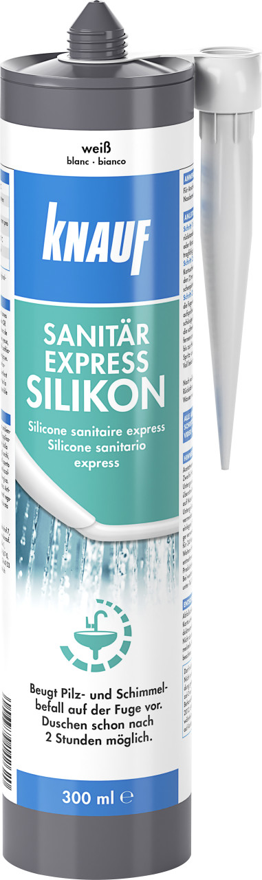 Knauf Sanitär Express Silikon 300 ml weiß von Knauf