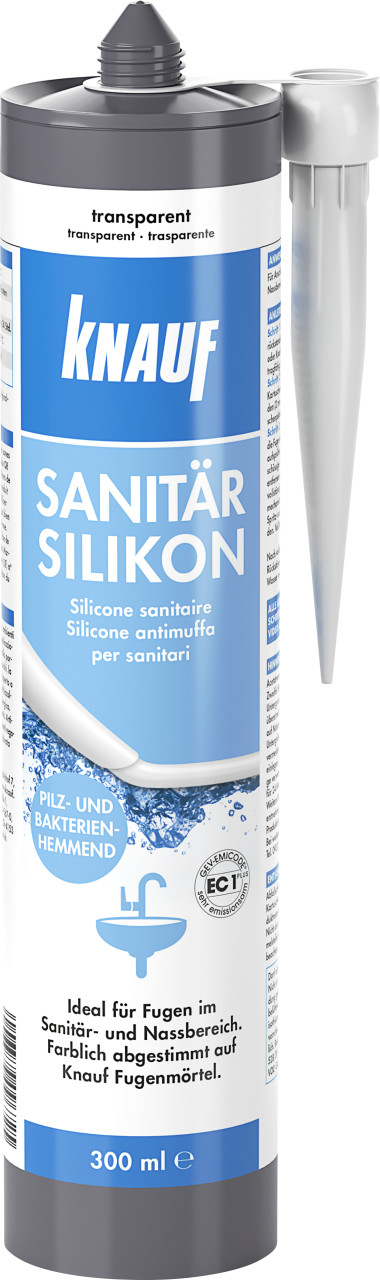 Knauf Sanitär Silikon transparent 300 ml Knauf Sanitär Silikon transparent 300 ml von Knauf