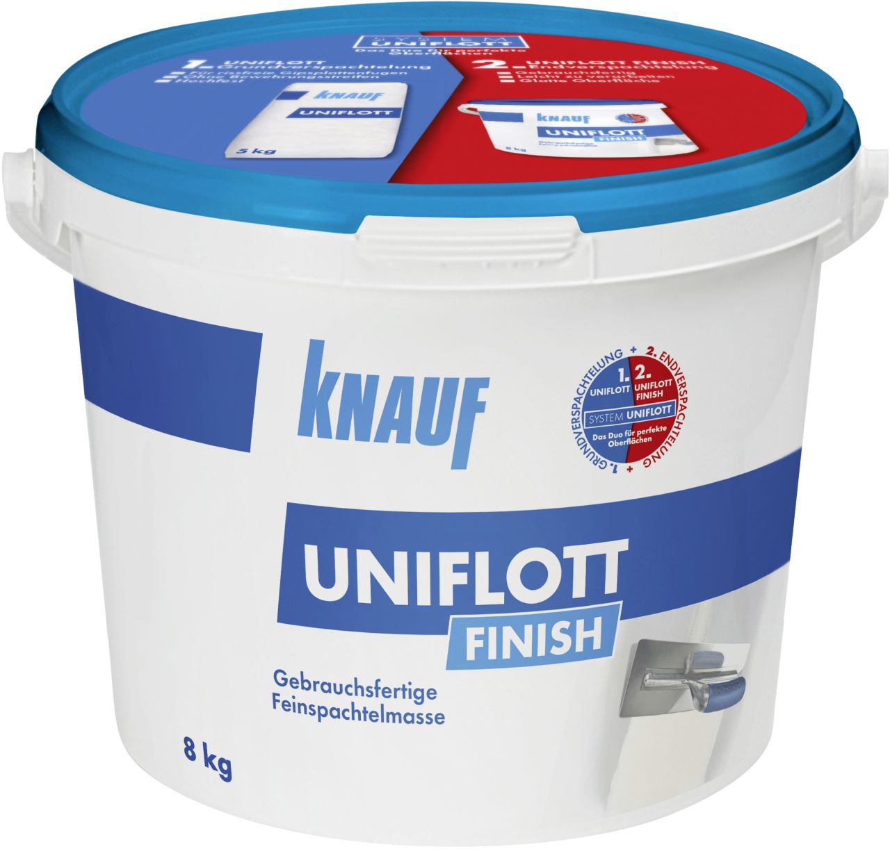 Knauf Uniflott Finish Spachtelmasse 8 kg von Knauf