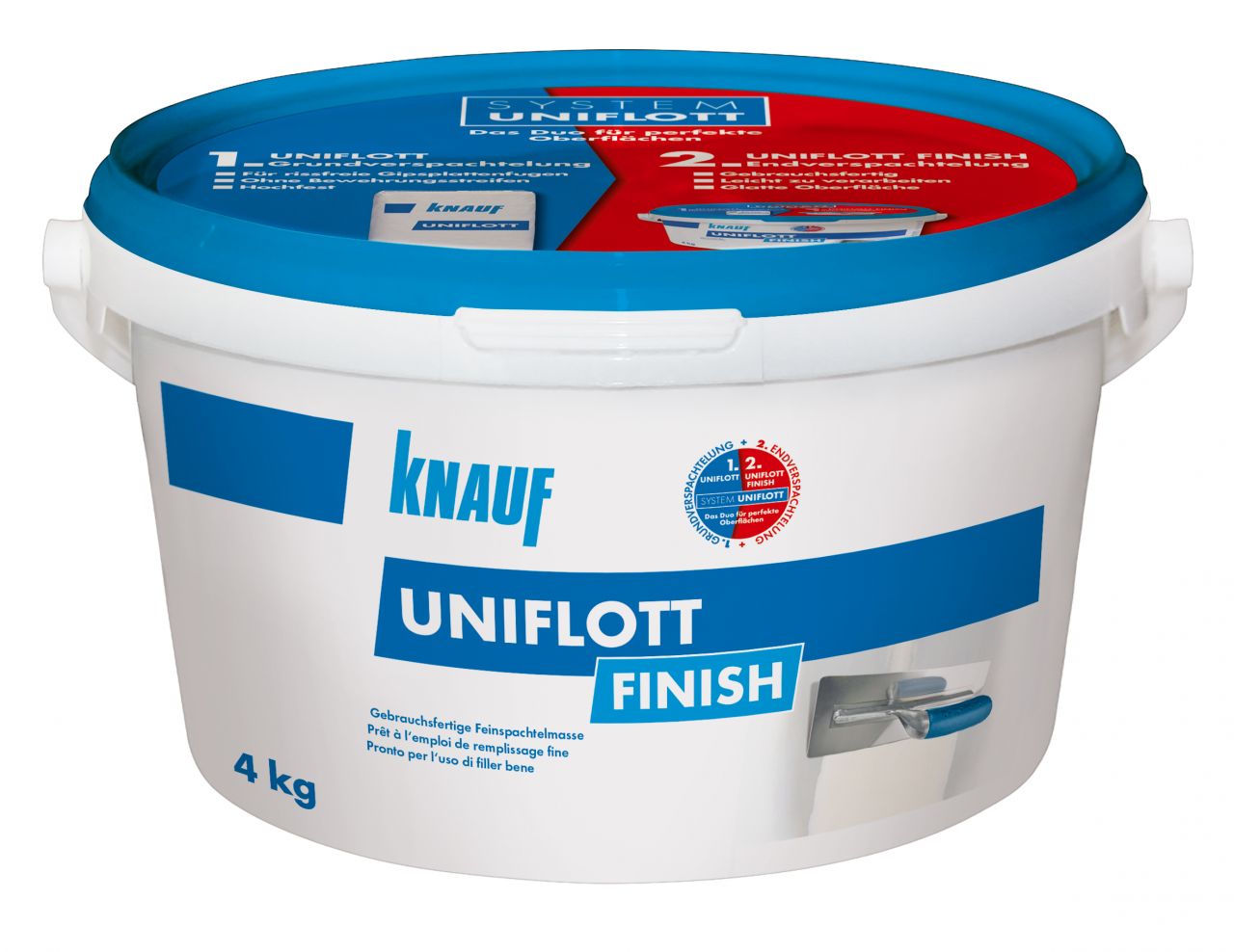 Knauf Uniflott Finish Spachtelmasse 4 kg von Knauf
