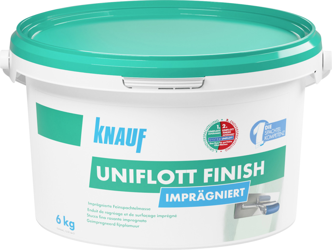 Knauf Uniflott Finish Spachtelmasse imprägniert 6 kg von Knauf