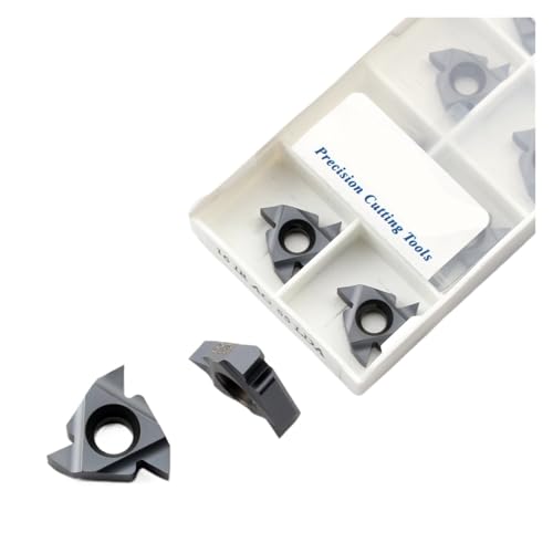 Externes Drehwerkzeug aus Hartlegierung 10 STÜCKE 16IR LDA AG55 16IR LDC AG60 Harte Legierung Threading Klinge Drehmaschine Drehwerkzeuge for Stahlteile(16IR LDA AG55) von Knbxcwd