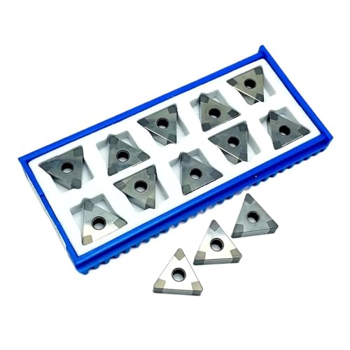 Externes Drehwerkzeug aus Hartlegierung 10 STÜCKE TNMG160404-6T Externes Drehwerkzeug Hartlegierung Gehärtetem Stahl Metall Drehwerkzeug von Knbxcwd