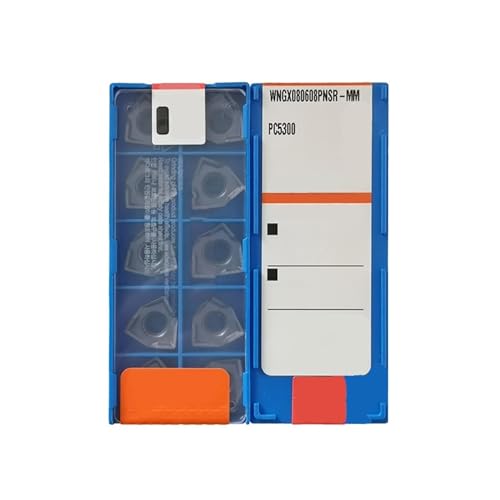 Externes Drehwerkzeug aus Hartlegierung 10 STÜCKE WNGX080608PNSR-MM Harte Legierung Externe Drehwerkzeug Drehmaschine Werkzeuge Geeignet for Edelstahl von Knbxcwd