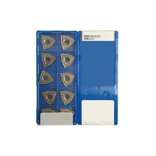 Externes Drehwerkzeug aus Hartlegierung 10 STÜCKE WNMG080408C WNMG080404C CA4515 Hartlegierung Außendrehwerkzeug for Stahl Und Edelstahl(WNMG080404C) von Knbxcwd