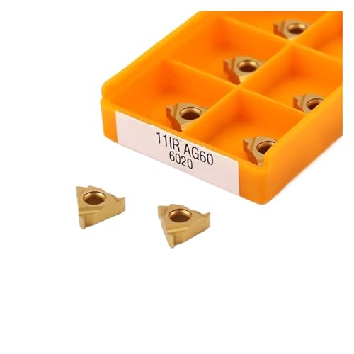 Externes Drehwerkzeug aus Hartlegierung 10 stücke 16IR AG60 15TF 16IR AG60 6020 11IR AG60 6020 Harte Legierung Drehmaschine Gewinde Drehen Werkzeuge Stoßen Klinge Cutter Werkzeug(11IR AG60 6020) von Knbxcwd