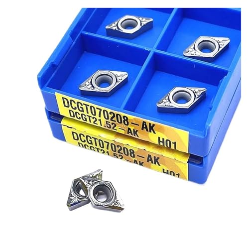 Externes Drehwerkzeug aus Hartlegierung 10 stücke DCGT070202 DCGT070204 DCGT070208 DCGT11T302 DCGT11T304 DCGT11T308 AK H01 Harte Legierung Klinge Externe Drehen Werkzeug(DCGT070208 AK H01) von Knbxcwd
