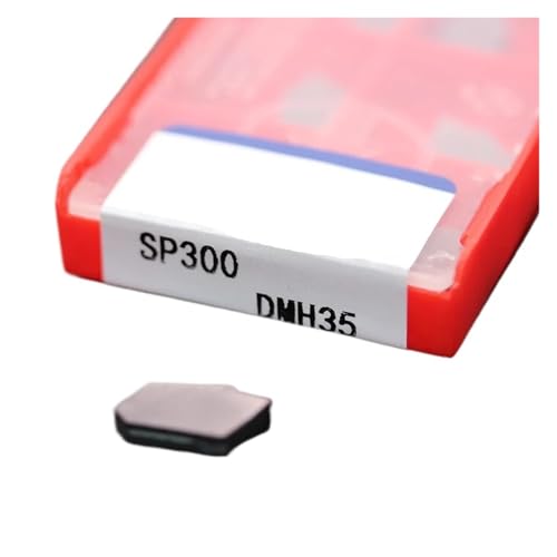Externes Drehwerkzeug aus Hartlegierung 10 stücke SP200 SP300 Harte Legierung Stoßen Klinge Cutter Drehmaschine Nut Werkzeug Halter for Edelstahl(SP300 DMH35) von Knbxcwd