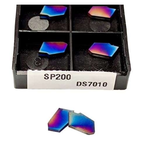 Externes Drehwerkzeug aus Hartlegierung 10 stücke SP200 SP300 SP400 Schlitz Harte Legierung Schneiden Drehmaschine Werkzeug Drehen Einstechen Klinge(SP200) von Knbxcwd