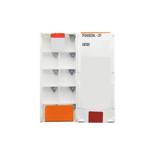 Externes Drehwerkzeug aus Hartlegierung 10 stücke TPGH080202L TPGH080204L-CRT CN2000 Wende Harte Legierung Externe Drehen Werkzeug Drehmaschine Werkzeuge Cutter(TPGH080204L-CRT) von Knbxcwd