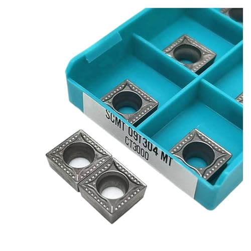 Externes Drehwerkzeug aus Hartlegierung 10PCS Maschine Werkzeug SCMT09T304 MT CT3000 Drehmaschine Cutter Schneiden Hartmetall Drehen Werkzeuge for Edelstahl von Knbxcwd