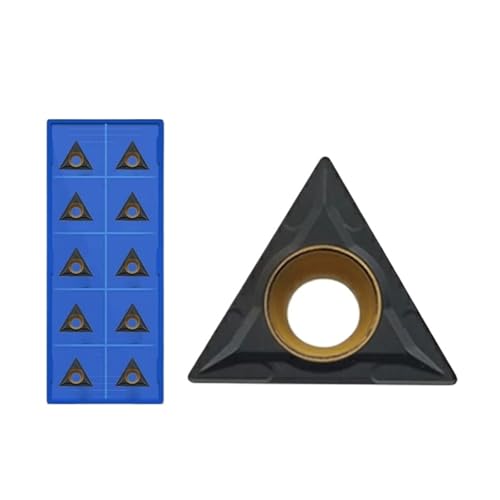 Externes Drehwerkzeug aus Hartlegierung 10PCS TCMT16T304 Harte Legierung Drehen Werkzeuge Drehmaschine Cutter Klinge Platte Cutter Gilt for Edelstahl Externes Drehwerkzeug aus Hartlegierung 10PCS TCMT16T304 Harte Legierung Drehen Werkzeuge Drehmaschine Cutter Klinge Platte Cutter Gilt for Edelstahl von Knbxcwd