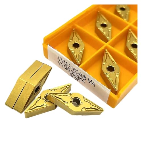 Externes Drehwerkzeug aus Hartlegierung 10PCS VNMG160404 VNMG160408 15TF 6020 735 Externe Drehen Werkzeug Harte Legierung Maschine Werkzeug Metall Drehen Werkzeug(VNMG160408 MA 6020) von Knbxcwd