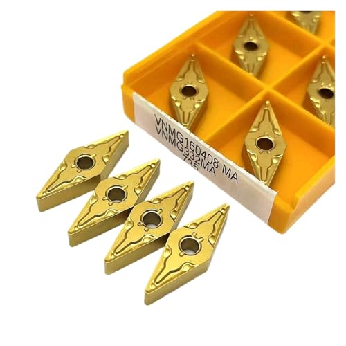 Externes Drehwerkzeug aus Hartlegierung 10PCS VNMG160404 VNMG160408 15TF 6020 735 Externe Drehen Werkzeug Harte Legierung Maschine Werkzeug Metall Drehen Werkzeug(VNMG160408 MA 735) von Knbxcwd