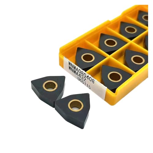 Externes Drehwerkzeug aus Hartlegierung 10PCS WNMG080404 WNMG080408 WNMA080412 WNMA080404 WNMA080408 UC5115 Harte Legierung Externe Drehen Werkzeug Drehen Klinge(WNMA080408 UC5115) von Knbxcwd