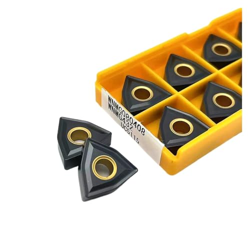 Externes Drehwerkzeug aus Hartlegierung 10PCS WNMG080404 WNMG080408 WNMA080412 WNMA080404 WNMA080408 UC5115 Harte Legierung Externe Drehen Werkzeug Drehen Klinge(WNMG080408 UC5115) von Knbxcwd