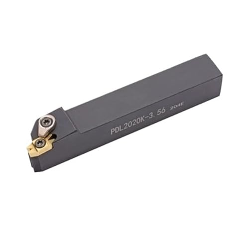 Externes Drehwerkzeug aus Hartlegierung 1PCS PDL2020K PDLR2525M 2,34 3,56 Harten Legierung Grad Doppel Zahn Einstechen Werkzeuge Pulley Drehen Werkzeug(PDL2020K-3.56) von Knbxcwd
