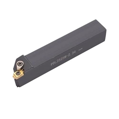 Externes Drehwerkzeug aus Hartlegierung 1PCS PDL2020K PDLR2525M 2,34 3,56 Harten Legierung Grad Doppel Zahn Einstechen Werkzeuge Pulley Drehen Werkzeug(PDL2525M-2.34) von Knbxcwd