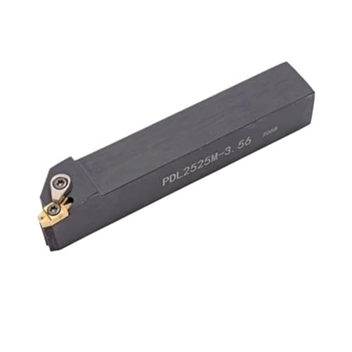Externes Drehwerkzeug aus Hartlegierung 1PCS PDL2020K PDLR2525M 2,34 3,56 Harten Legierung Grad Doppel Zahn Einstechen Werkzeuge Pulley Drehen Werkzeug(PDL2525M-3.56) von Knbxcwd