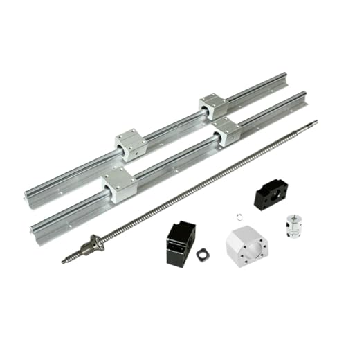 Linearbewegungs-Kugelumlaufspindel-Maschinenteile 2 Stück SBR25-Linearschienenunterstützung + 4 Stück SBR25UU-Blocklager + SFU2005-Kugelumlaufspindelende bearbeitet + Mutterngehäuse + BKBF15-Unterstüt Linearbewegungs-Kugelumlaufspindel-Maschinenteile 2 Stück SBR25-Linearschienenunterstützung + 4 Stück SBR25UU-Blocklager + SFU2005-Kugelumlaufspindelende bearbeitet + Mutterngehäuse + BKBF15-Unterstüt von Knbxcwd