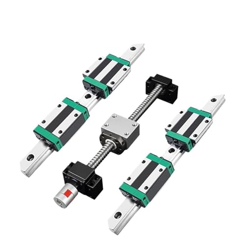 Linearbewegungs-Kugelumlaufspindel-Maschinenteile 2 stücke HGR20 L300-500MM + HGH20CA HGW20CC + 1 Satz SFU2005 Kugelumlaufspindel(500mm) von Knbxcwd