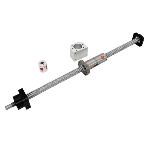 Linearbewegungs-Kugelumlaufspindel-Maschinenteile DFU2505 Doppelkugelmutter 400 500 mm 600 mm 700 mm 750 mm 800 900 1000 mm Kugelumlaufspindel FK20 FF20(950mm) von Knbxcwd
