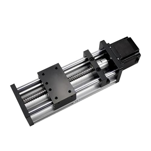 Linearbewegungs-Kugelumlaufspindel-Maschinenteile Elektrische Linearschienenführung Kugelumlaufspindel Gleitbühne Präzisions-Kreuzschlitten Aluminiumlegierung Manueller Schiebetisch(700mm Stroke) von Knbxcwd
