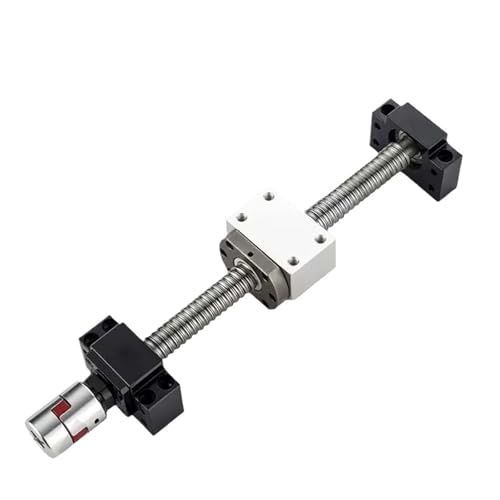 Linearbewegungs-Kugelumlaufspindel-Maschinenteile Kugelumlaufspindelsatz SFS1210 L200-1000mm Mit Einzelmutter+BKBF10+DSG12H+Kupplung(200mm) von Knbxcwd