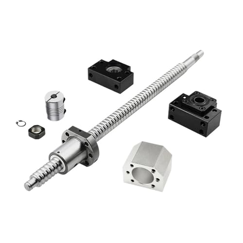 Linearbewegungs-Kugelumlaufspindel-Maschinenteile SFU1605 Kugelumlaufspindel C7, bearbeitetes Ende, Länge 250–1200mm + Mutterngehäuse, BK/BF12-Endstütze + Kupplung for Router-Kugelumlaufspindel-Kit(40 Linearbewegungs-Kugelumlaufspindel-Maschinenteile SFU1605 Kugelumlaufspindel C7, bearbeitetes Ende, Länge 250–1200mm + Mutterngehäuse, BK/BF12-Endstütze + Kupplung for Router-Kugelumlaufspindel-Kit(40 von Knbxcwd
