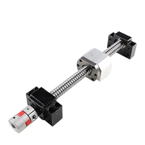 Linearbewegungs-Kugelumlaufspindel-Maschinenteile SFU2505 300–1000 mm C7 End-Kugelumlaufspindel, maschinell bearbeitet, BKBF20 Endstützkupplungszubehör(400mm) von Knbxcwd