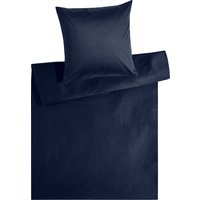 Kneer Bettwäsche "Edel-Satin Uni in 135x200, 155x220 oder 200x200 cm", (3 tlg.), Bettwäsche aus Baumwolle in Satin-Qualität, unifarbene Bettwäsche von Kneer