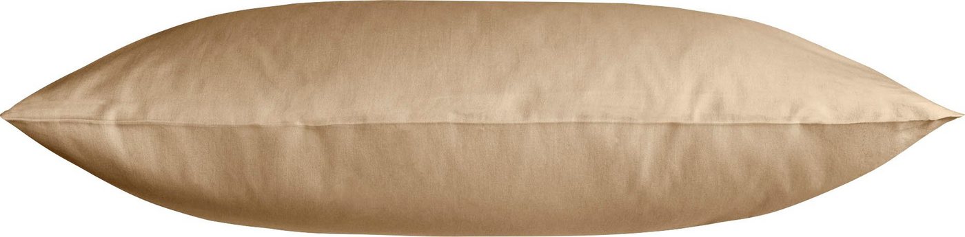 Kissenbezug Edel-Satin Uni, Kneer (1 Stück), aus mercerisierter Baumwolle von Kneer