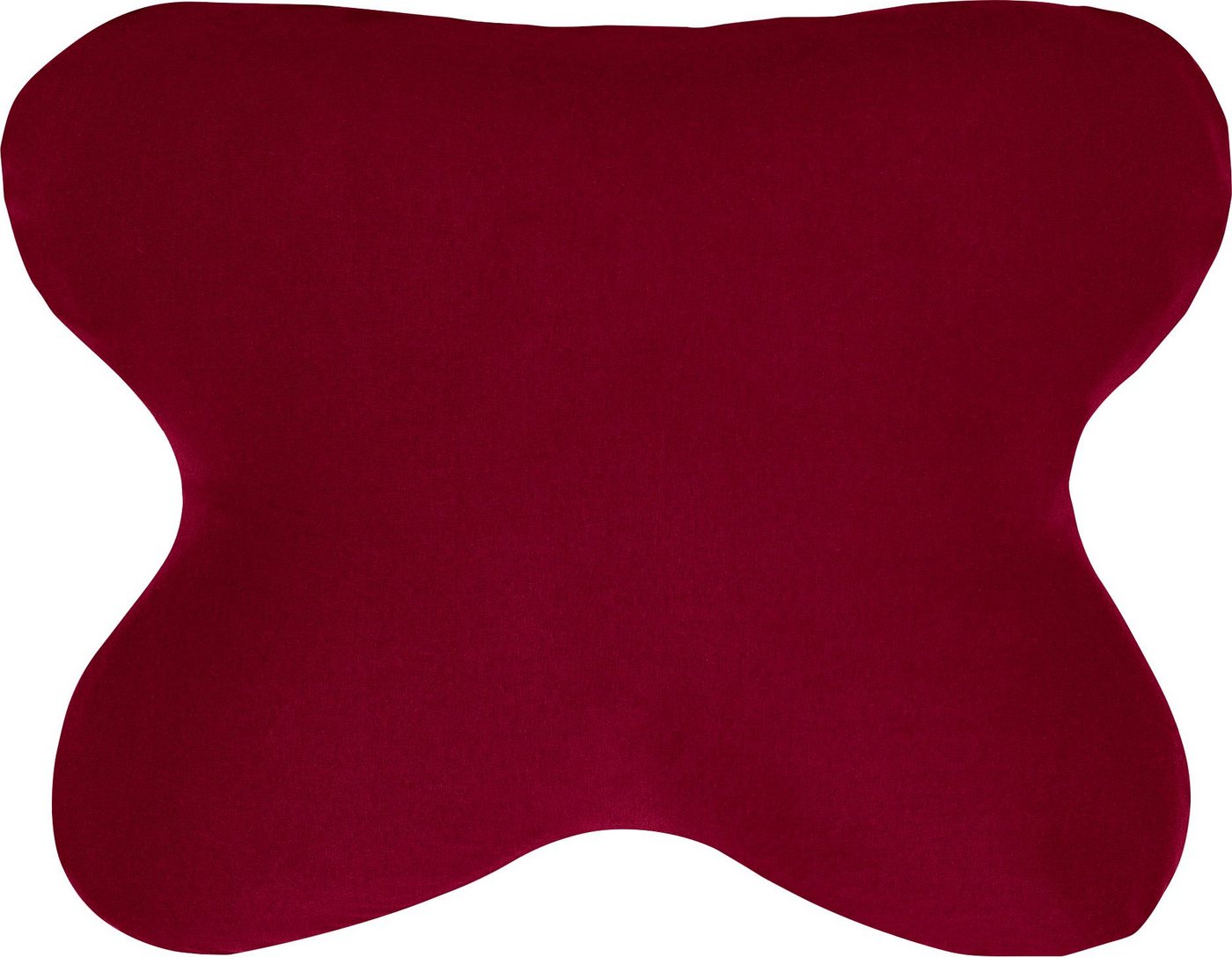 Kissenbezug Ombracio Edel-Zwirn-Jersey, Kneer (1 Stück), Kissenbezug für Stützkissen, flexible Kissenhülle mit Reißverschluss von Kneer