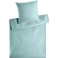 Kneer Bettwäsche "Edel-Satin Uni in 135x200, 155x220 oder 200x200 cm", (3 tlg.), Bettwäsche aus Baumwolle in Satin-Qualität, unifarbene Bettwäsche von Kneer