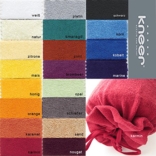 Kneer Flausch Frottee Nackenrollenbezug 15x40 cm Sand Doppelpack Kneer Flausch Frottee Nackenrollenbezug 15x40 cm Sand Doppelpack von Kneer