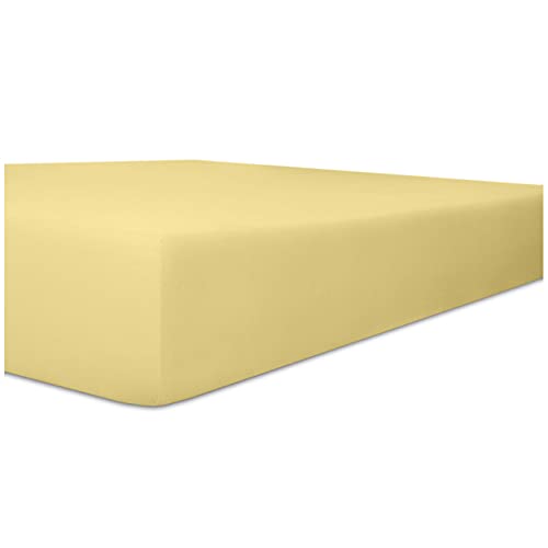 Kneer Qualität 22 Vario-Stretch Topper-Spannbetttuch 160x200x4-12cm 12 Creme von Kneer