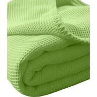 Kneer Tagesdecke "La Diva", aus Waffelpiqué in 100% Baumwolle, Tagesdecke für Einzelbetten oder Doppelbetten, wärmend, pflegeleicht, Tagesdecke auch als Überwurf fürs Sofa geeignet, STANDARD 100 by OEKO-TEX zertifiziert von Kneer