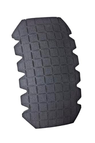 Kneetek Kniepolster Universal Maxi 16 | 245 x 150 x 16 mm| schwer entflammbar | optimaler Knieschutz in Kombination mit Arbeitshose | Knieschutzpolster geeignet für Feuerwehr, Starkstromelektriker von Kneetek